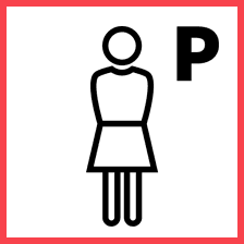 Frauemnparkplätze